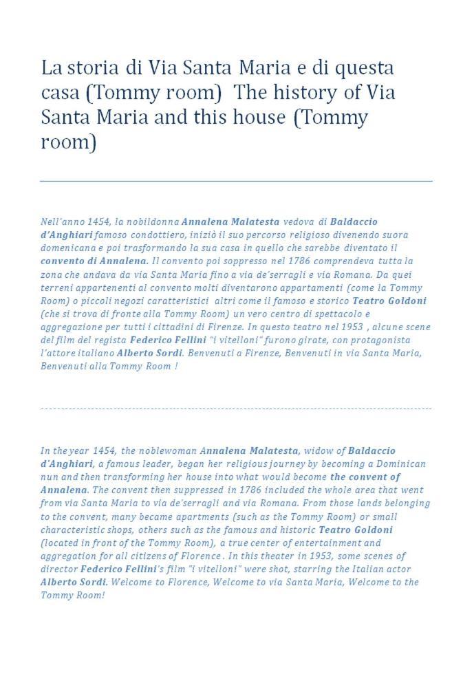 Tommyroom Φλωρεντία Εξωτερικό φωτογραφία